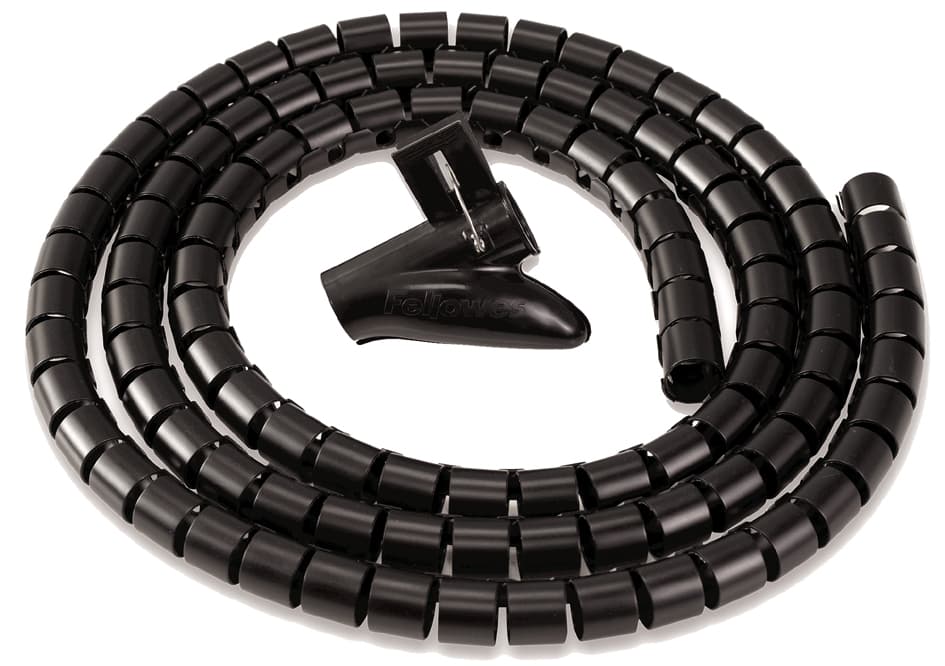 Fellowes Kabelbündler Cable Zip, schwarz, Länge: 2,0 m