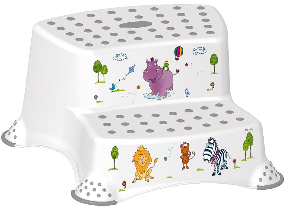 keeeper kids Tritthocker , igor hippo, , zweistufig, weiß