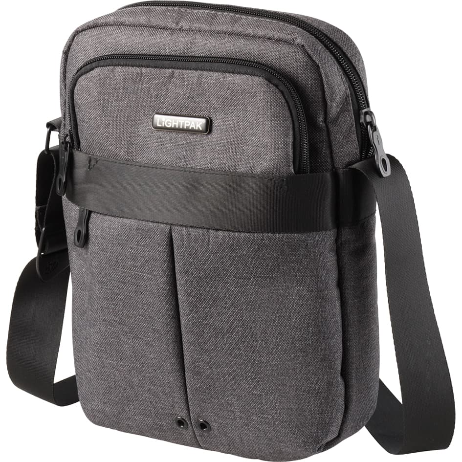 LiGHTPAK Umhängetasche , EPSILON, , Polyester, grau