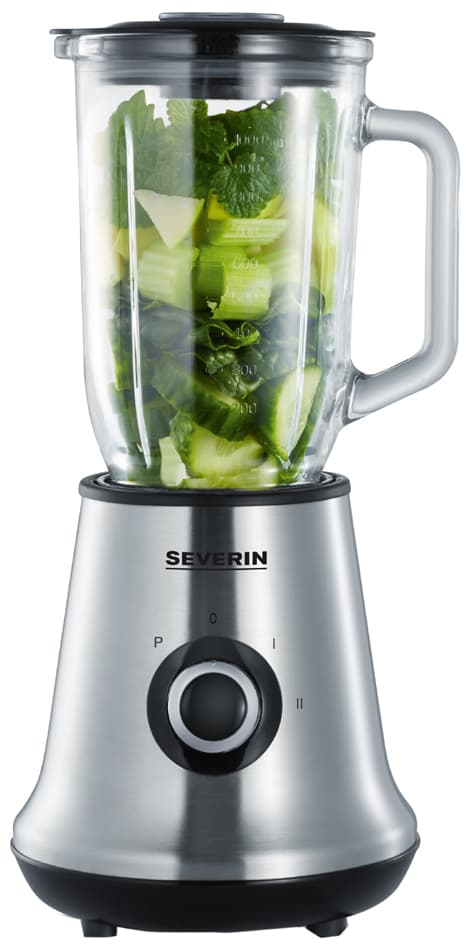 SEVERIN Standmixer SM 3734, 500 Watt, Edelstahl / schwarz