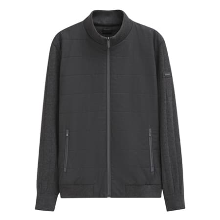 Bugatti Lightweight Full Zip Jacket - Grey - XL
