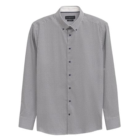 Bugatti Bugatti Casual Print Shirt - Red - M