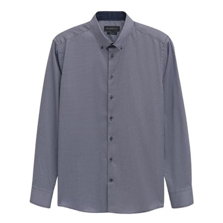Bugatti Bugatti Casual Print Shirt - Navy - M