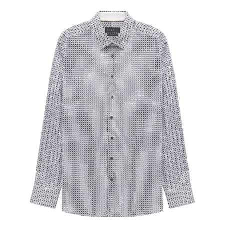 Bugatti Casual Pattern Shirt - Grey - M