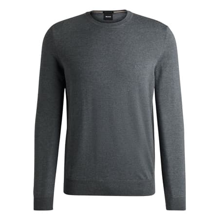 Boss Botto-l Crew Neck Knitwear - Grey - L