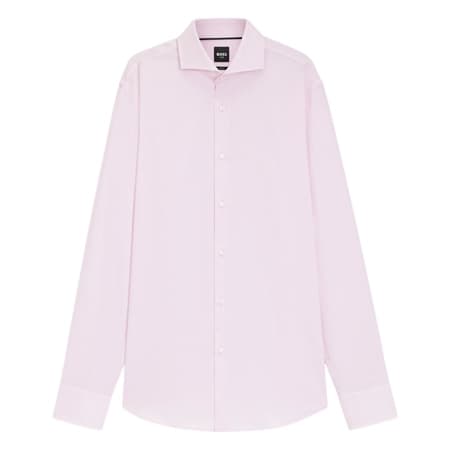Boss H-Hank Slim-fit Wrinkle Rresistant Oxford Shirt - Pink - XL