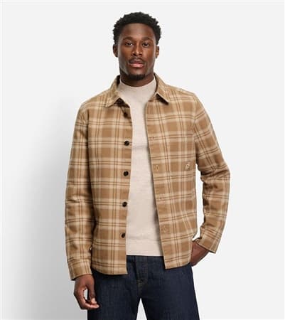 Olymp Casual Overshirt - Beige - S