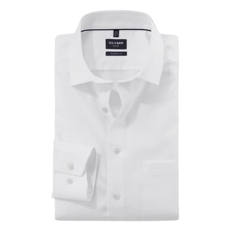 Olymp Modern Fit Business Shirt - White - 18