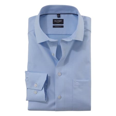 Olymp Modern Fit Business Shirt - Blue - 18