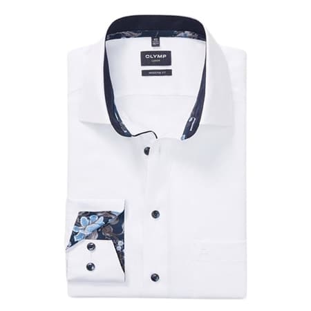 Olymp Modern Fit Formal Shirt - White - 16