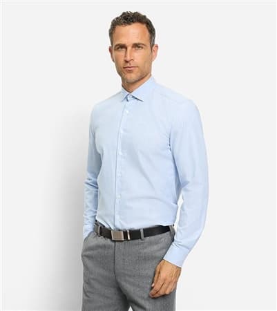 Olymp Buisnes Shirt - Blue - XL