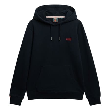 Superdry Essential Logo Hoodie - Navy - XL