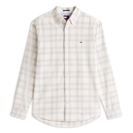 Tommy Jeans Regular Fit Check Cord Shirt - Beige - XL