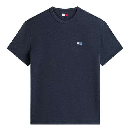 Tommy Jeans Tonal Tommy Badge Crew Neck T-Shirt - DK Navy - XS