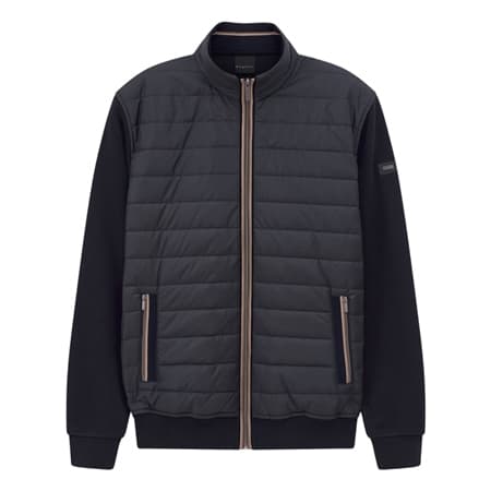Bugatti Mens Jacket Knitted - Grey - XL