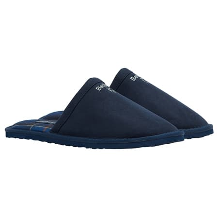 Barbour Everitt Mule Slipper - Navy - 45
