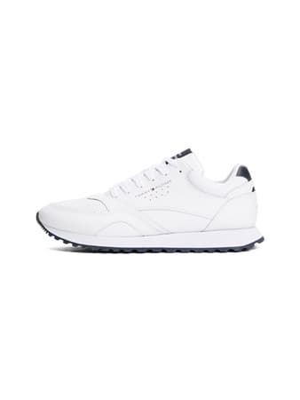 Tommy Hilfiger New Runner Eva Leather Trainers - White - 46