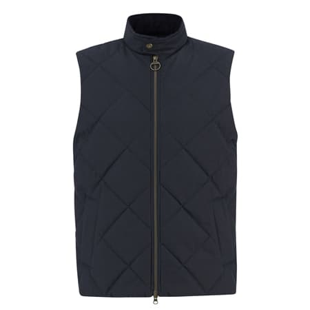 Barbour City Harrington Quilted Gilet - Navy - M