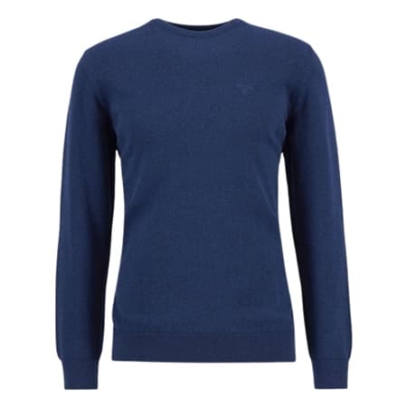 Barbour Pima Cotton Crew Neck Sweater - Navy - XL