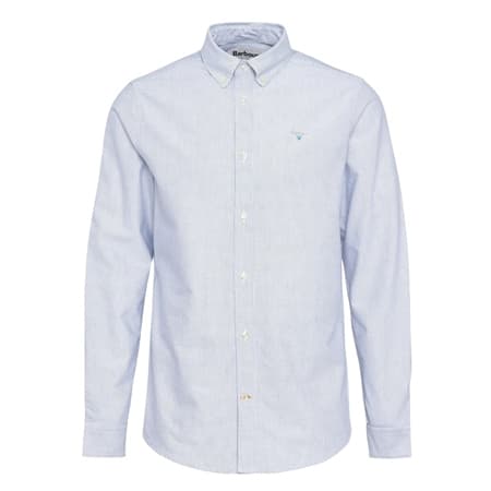 Barbour Striped Oxtown Tailored Shirt - Navy - XL