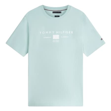 Tommy Hilfiger Brand Love Mono Logo T-shirt - Green - XL