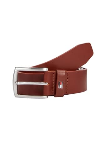 Tommy Hilfiger Leather Belt N Denton 3.5 - Tan - 95