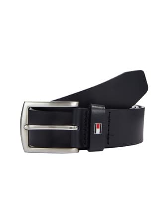 Tommy Hilfiger Leather Belt Denton 3.5 - Navy - 95