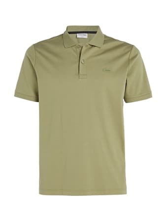 Calvin Klein Smooth Cotton Slim Fit Polo Shirt - Green - 2XL