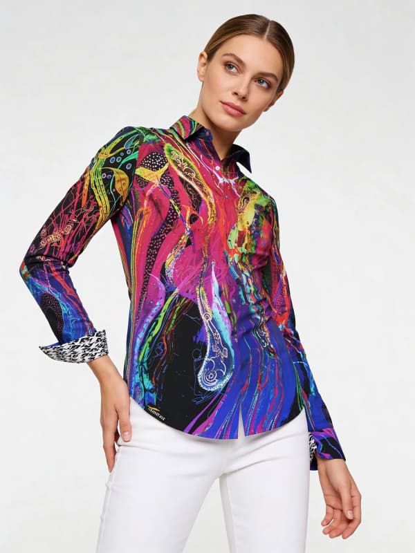 GALACTICA - Bunte Bluse - GERMENS