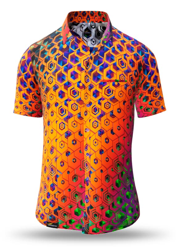 Hemd für den Sommer HEXAGON WISMUT von GERMENS