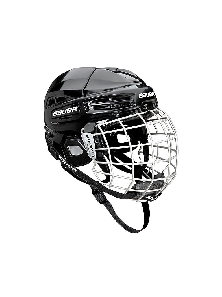 BAUER Herren Hockeyhelm IMS 5.0 Combo schwarz | 54-60CM