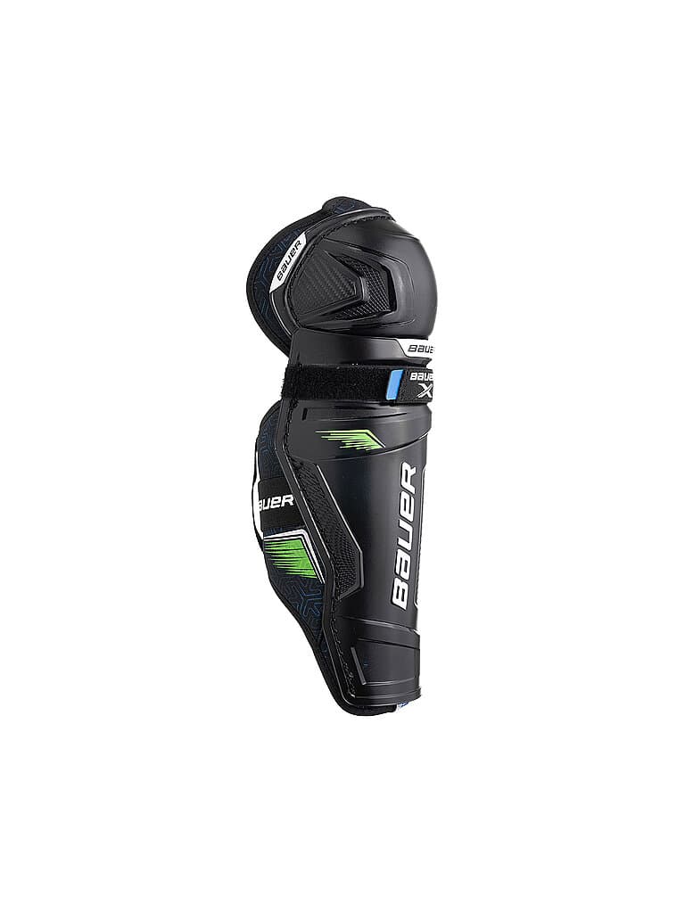 BAUER Kinder Eishockey Beinschutz X 2.0 schwarz | 12