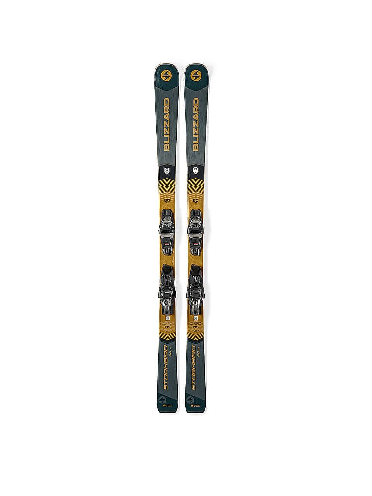 BLIZZARD Pistenski Set Stormbird 80 TI + TP11 Light Demo dunkelgrün | 175