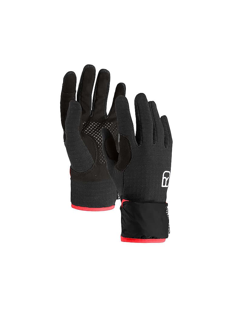 ORTOVOX Damen  Handschuhe Fleece Grid Cover schwarz | S
