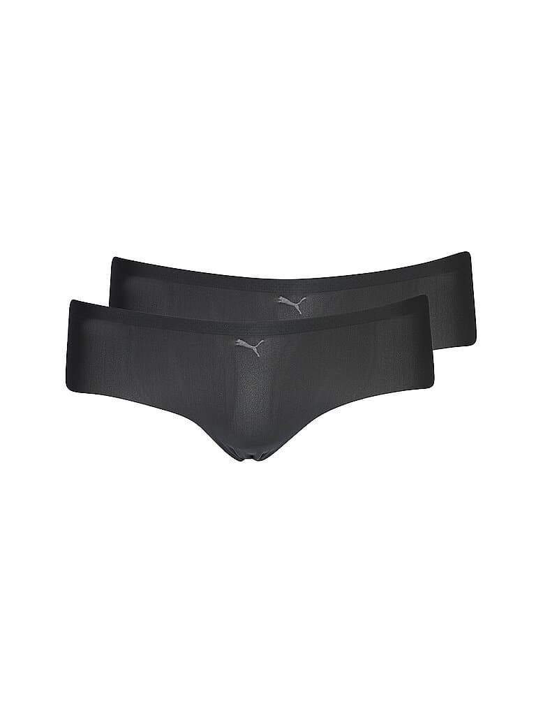 PUMA Damen Hipster Seamless Microfaser 2er Pkg. schwarz | L