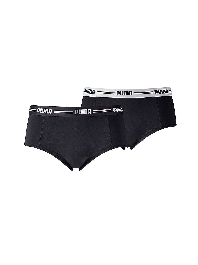 PUMA Damen Mini Short 2er Pkg. schwarz | L