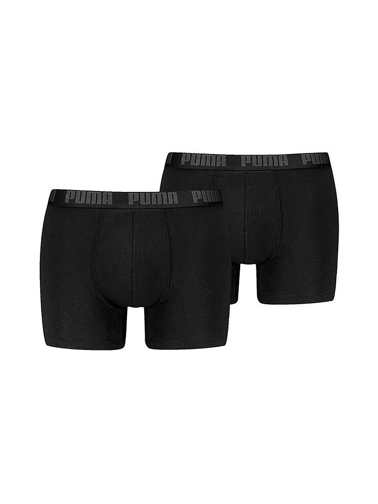 PUMA Herren Boxershort Everyday Basic 2er Pkg. schwarz | XL