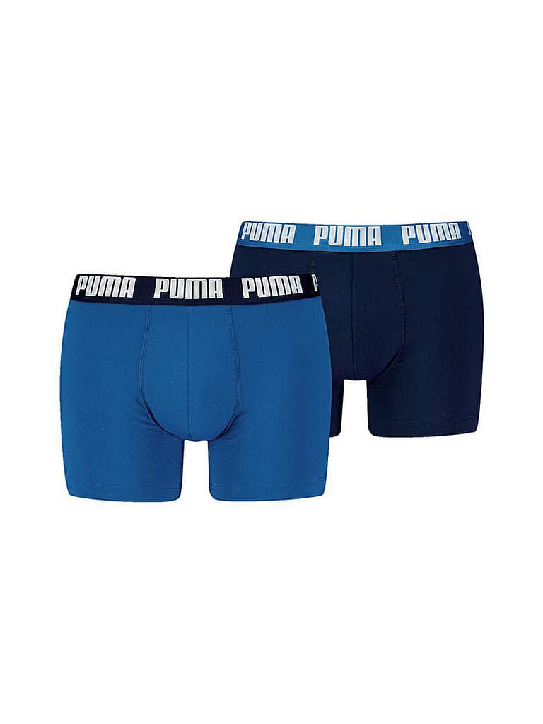 PUMA Herren Boxershort Everyday Basic 2er Pkg. blau | XL