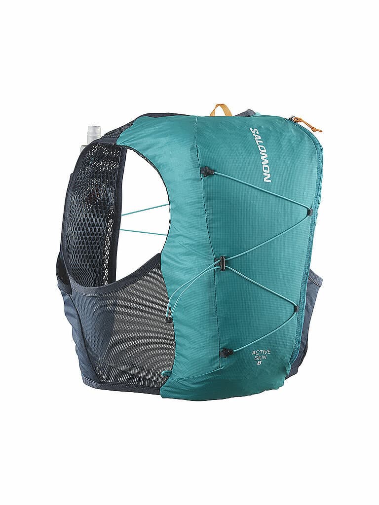 SALOMON Trinkweste Active Skin 8 Set blau | XS