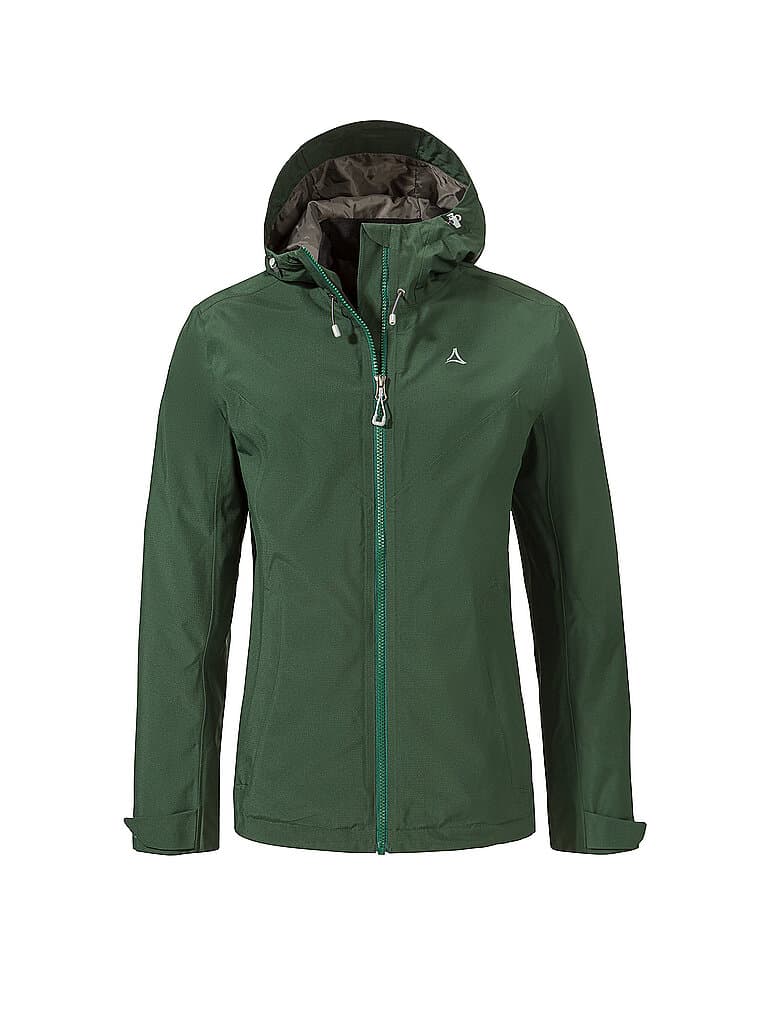 SCHÖFFEL Damen Wanderjacke Yew 2L ZipIn Hoodie dunkelgrün | 48