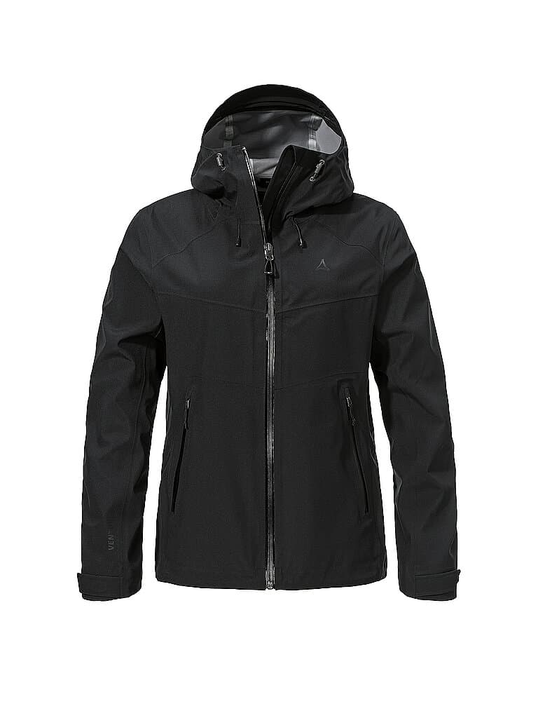 SCHÖFFEL Damen Wanderjacke Cascata 3L Hoodie schwarz | 48