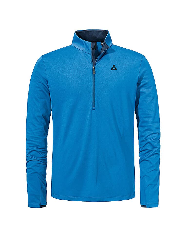 SCHÖFFEL Herren Unterzieh Zipshirt Style Pine blau | 56