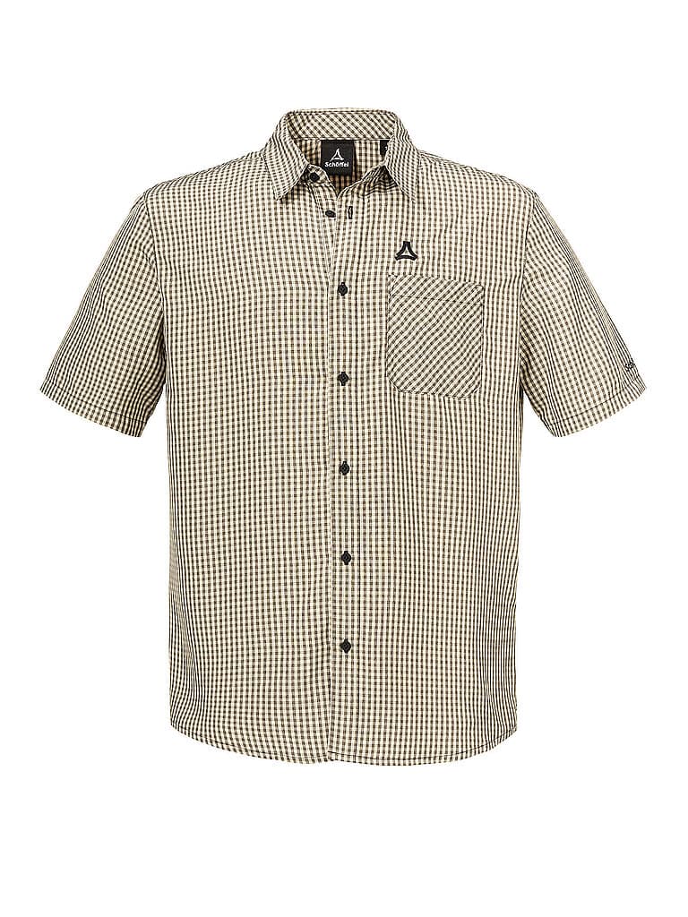 SCHÖFFEL Herren Hemd Circ Style Dalfoss beige | 58