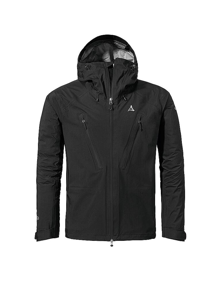 SCHÖFFEL Herren Wanderjacke Style Blaueis 3L Hoodie schwarz | 54