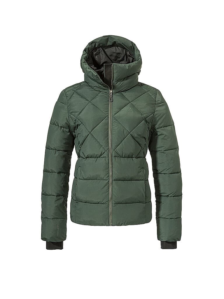 SCHÖFFEL Damen Winter Isojacke Boston Hoodie dunkelgrün | 44