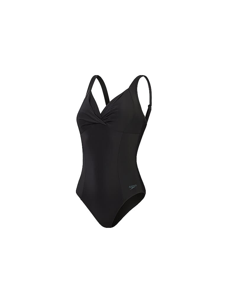 SPEEDO Damen Badeanzug Shaping Cross Knot schwarz | 46