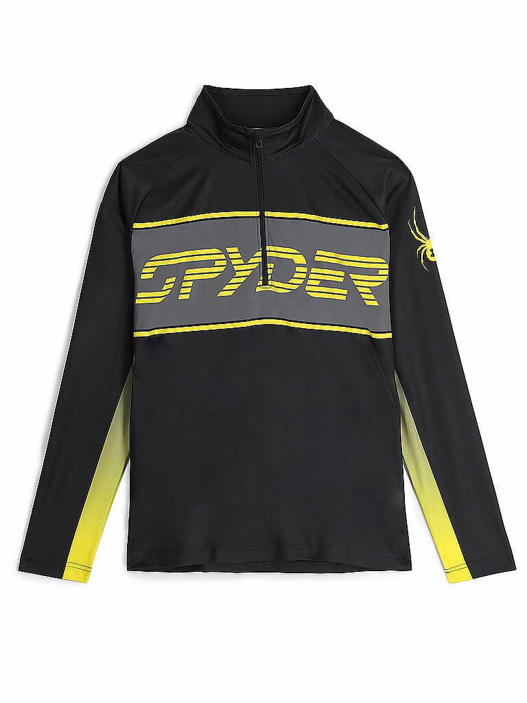 SPYDER Herren Unterzieh Zipshirt Paramount gelb | L