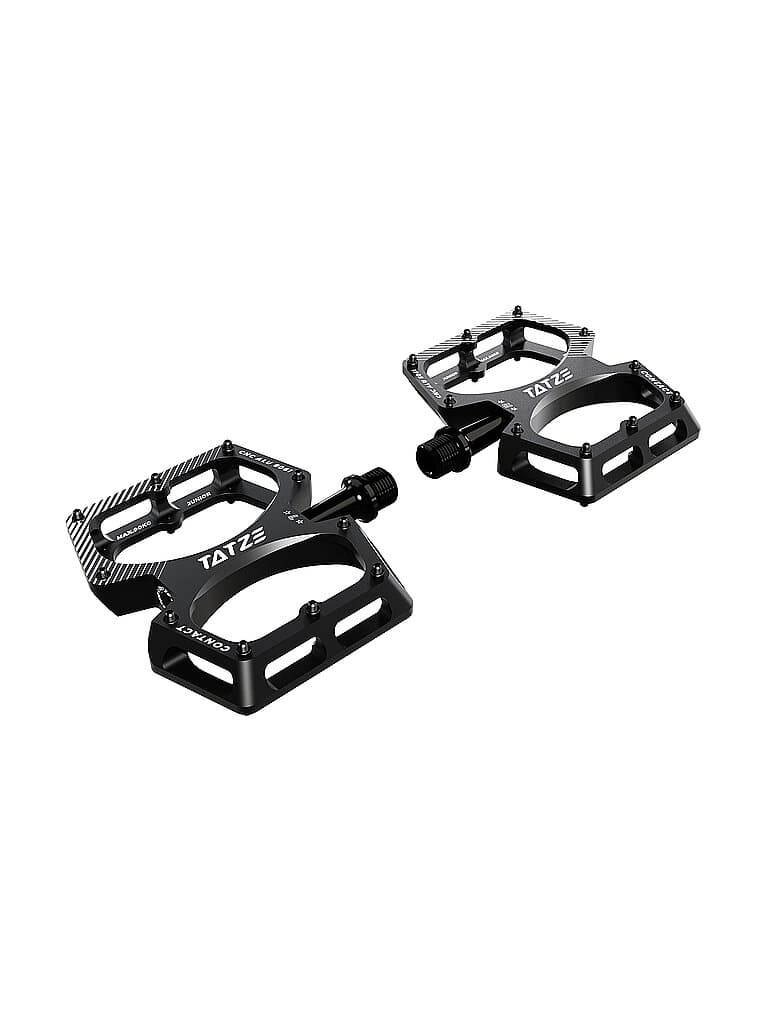 TATZE Flatpedale Contact CNC schwarz | L