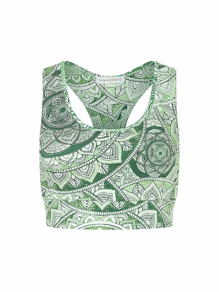 THE SPIRIT OF OM Damen Sport-BH Flow hellgrün | L