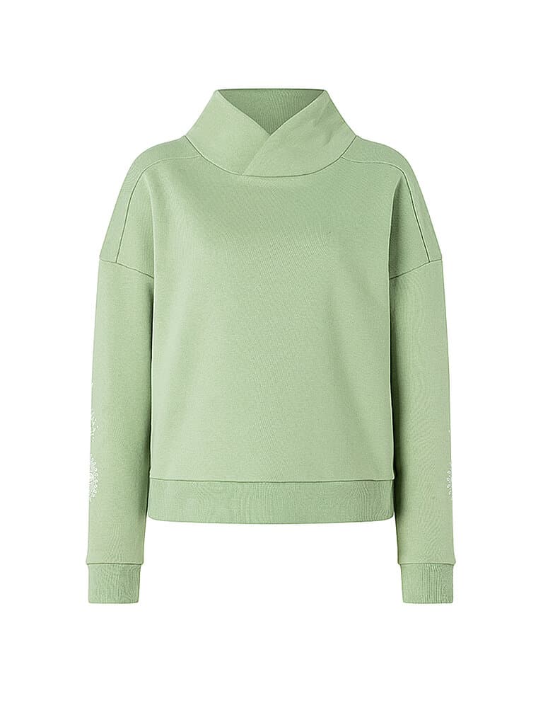 THE SPIRIT OF OM Damen Yoga Sweater Lounge Sattva Matcha hellgrün | M